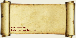 Jasmina Rudić vizit kartica